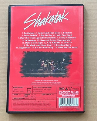 Shakatak: Live At The Playhouse, Epsom DVD 828291112895 | eBay UK