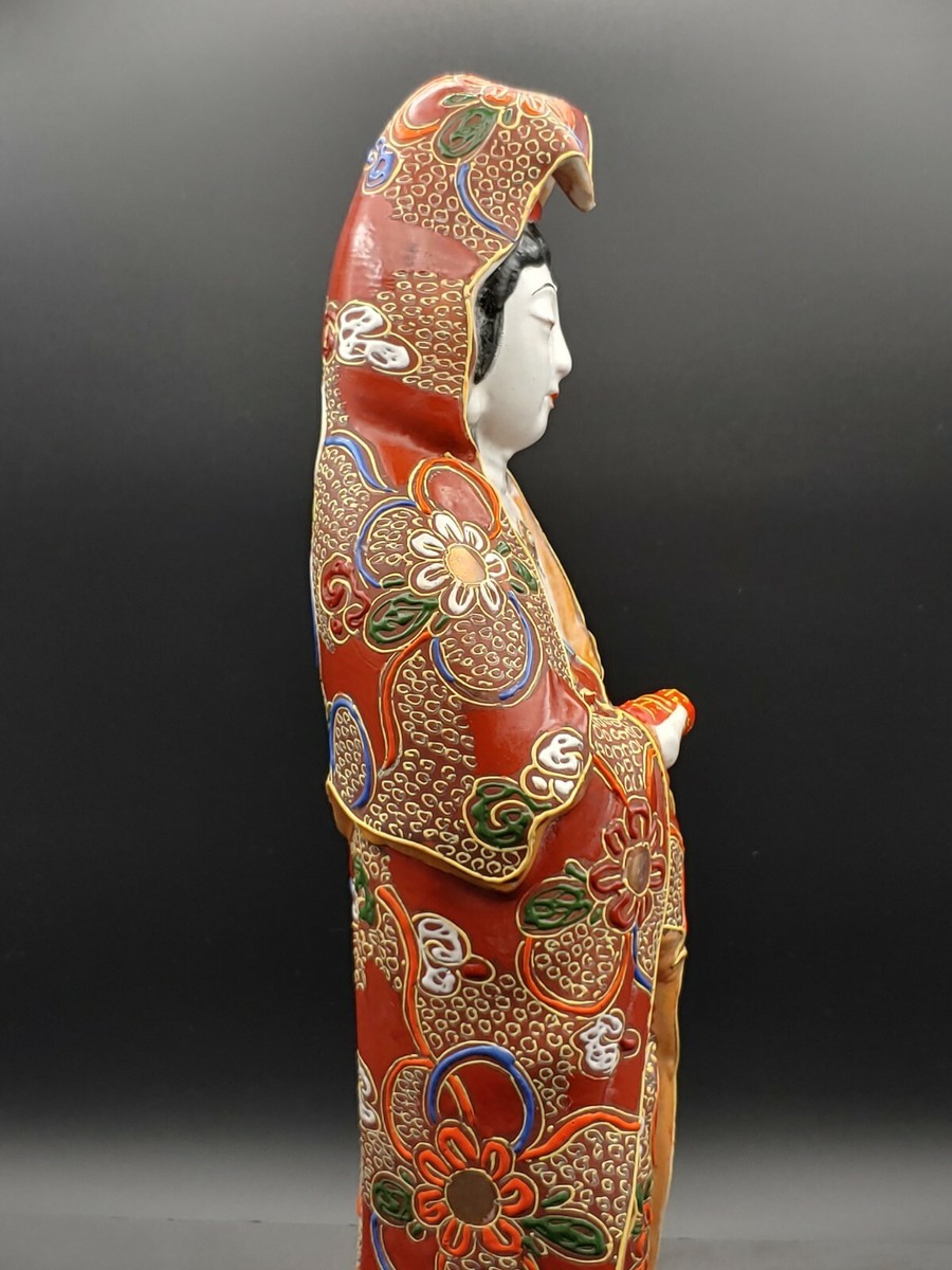 KUTANI GOLD九谷オールド薩摩里帰品女神＆武将&amp;蛸＆龍宮壺薩摩十字一点 KUTANI GOLD九谷オールド薩摩里帰品女神＆武将&蛸＆龍宮壺薩摩