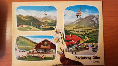 Postkarte a420 nicht gelaufen, Steinberg-Alm, Ansichtskarte, Sammlung