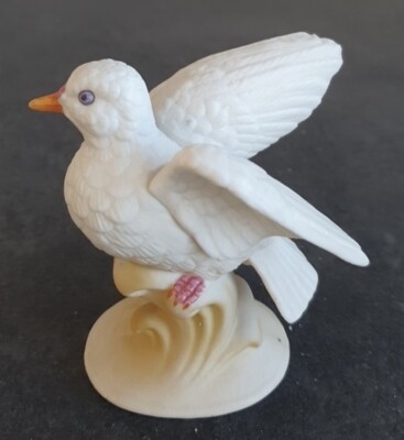 Vintage Lefton China Taube Figur - Biskuit - Vogel.
