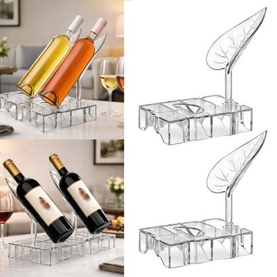 DIY Modular Wine Bottle Holders,Wine Bottle Stands for Display,Expandable Sin...