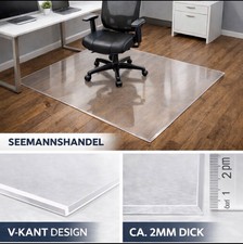 Bodenschutzmatte Transparent Bodenmatte Bürostuhlunterlage Stuhlunterlage Klar