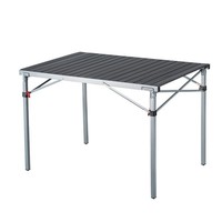 KingCamp Campingtisch Camping Rolltisch Klapptisch Garten Falttisch Alu 107X70Cm