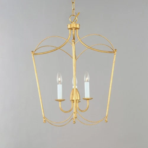 Maxim 12163 Plumette 3 Light 14"W Taper Candle Pendant - Picture 5 of 14