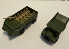 Vtg Lesney Matchbox Military Dump Truck And Personal Carrier