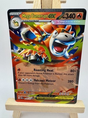 Mega Camerupt ex - 022/132 Me01: Mega Evolution Double Rare Holo - NM