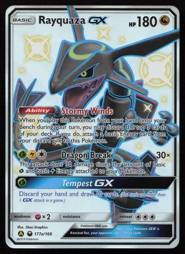 Rayquaza GX 177A/168 Holo Promo Alternate Art Promos Pokemon English NM-