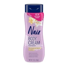 Nair Body Cream Hair Remover Nourishing Oat Milk And Vanilla 7.9 OZ
