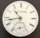Antique 1894 Elgin Grade 73 Pocket Watch Movement Parts Good Balance 18s 7j USA