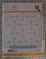 Sealed Simon Says Stamp Rhythm Link Pinpoint Plate S837 Die Cut