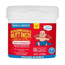 Boudreaux S Butt Paste Max Strength Diaper Rash Cream for Baby, Ointment with Zi