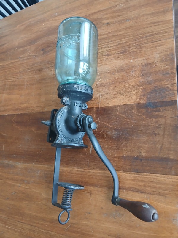 Antique Universal Wall Mount Coffee Grinder Landers Frary Clark #24Aug 31 1909