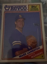 1988 Topps Revco League Leaders - Mark Langston #33