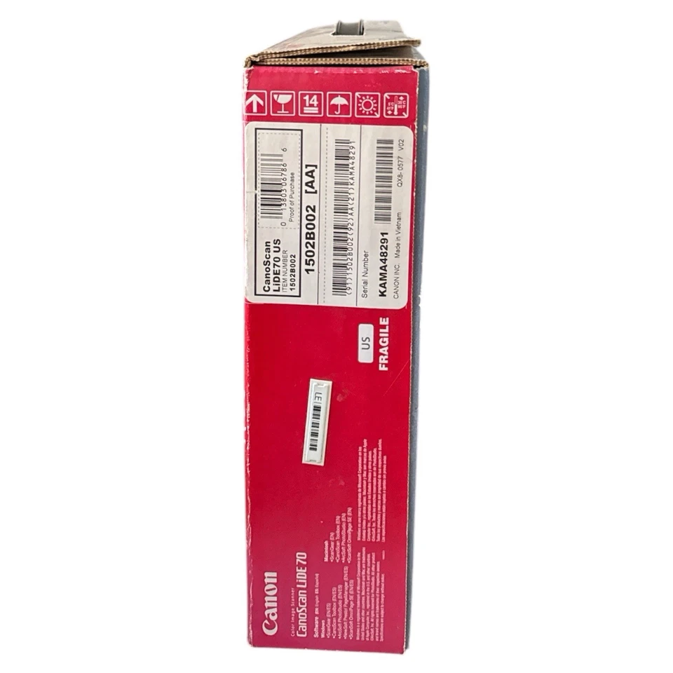 Canon CanoScan LiDE70 Flatbed Scanner USB 2.0 Hi-Speed Brand New Never Been Used - Image 3 of 4