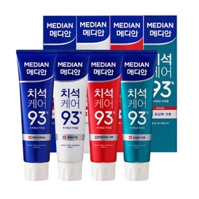MEDIAN Dental IQ 93% Toothpaste 120g x 3ea SET