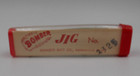 VINTAGE BOMBER JIG #2325 FISHING LURE NEW INSIDE ORIGINAL TUBE NYLON TAIL SPORT — photo 3