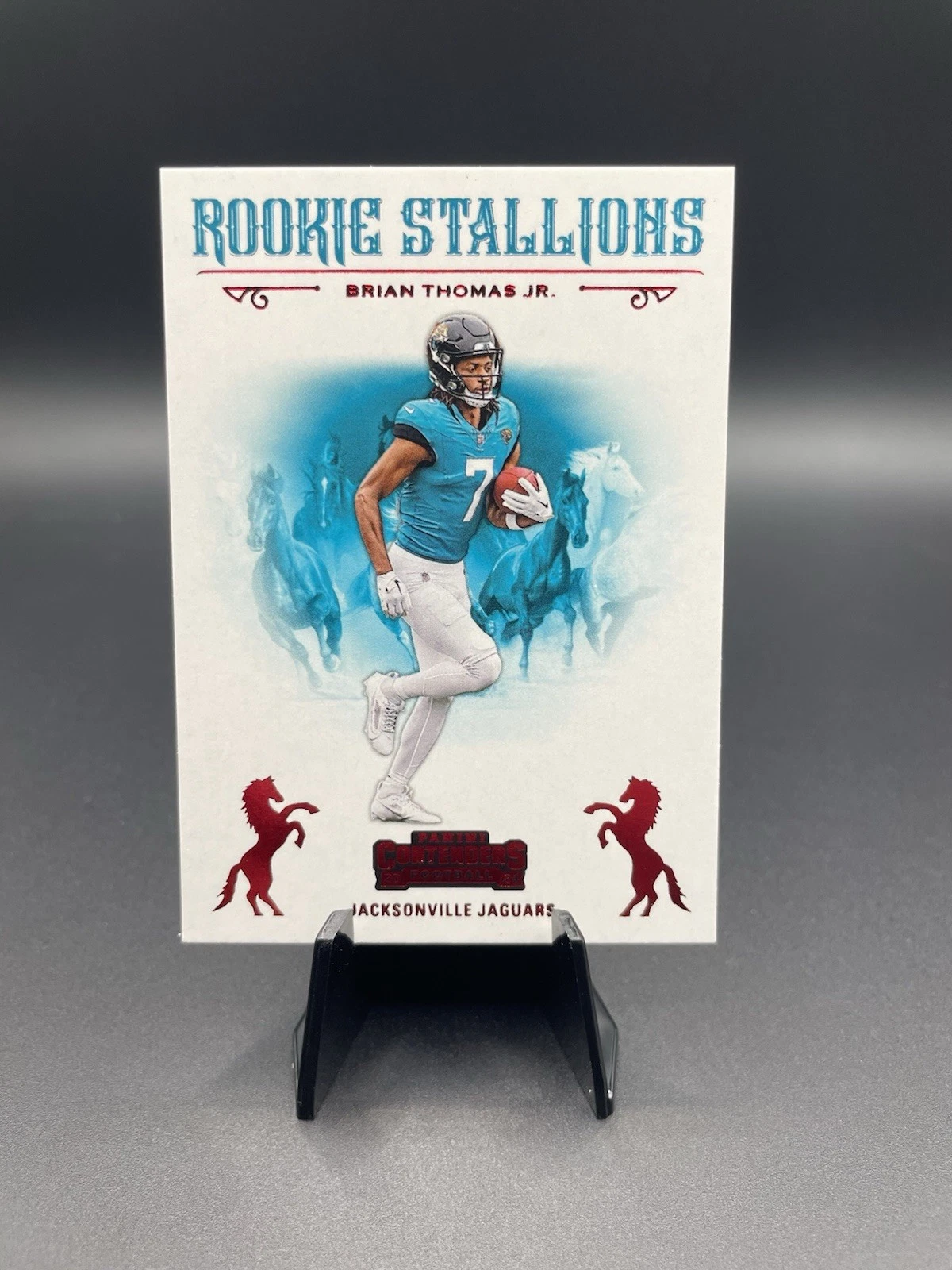 Brian Thomas Panini Contenders Rookie Stallions #14 Red