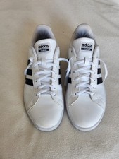 Adidas Ortholite Women's Classic White Sneakers Size 9 Preowned Great Condition