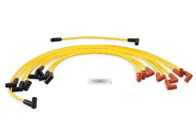 ACCEL 4048 Spark Plug Wire Set - 8mm - Yellow with HEI Stock Style
