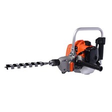 ParkerBrand 26cc 2-Stroke Petrol Wood Drill – 13mm & 28mm Auger Bits, Forward/