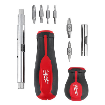 Milwaukee Tool 2pc 11-in-1 Multi-Bit Schraubenzieher Und 6-IN-1 Stubby Scr