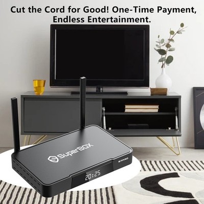 SuperBox S6 Pro Streaming Media Player Speech Control Same-Day Shipment
