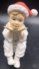 Heritage Mint 2003 White Porcelain Christmas Setting; Boy Setting Replacement