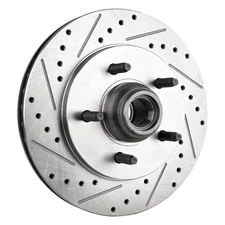 Brake Disc For 2000-2003 Ford F-150 Front Left or Right Drilled and Slotted