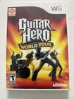 Guitar Hero: World Tour (Nintendo Wii, 2008) No Manual