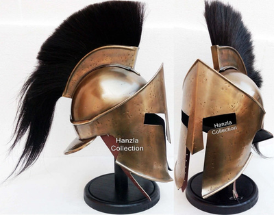 #ad 300 Spartan King Leonidas Helmet Greek Medieval Warrior Armor Replica Helmet $99.00