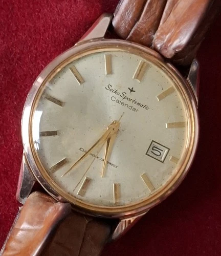 Vintage 1963 Seiko Sportsmatic Calendar EGP 20M 19 Jewels Automatic Men’s Watch