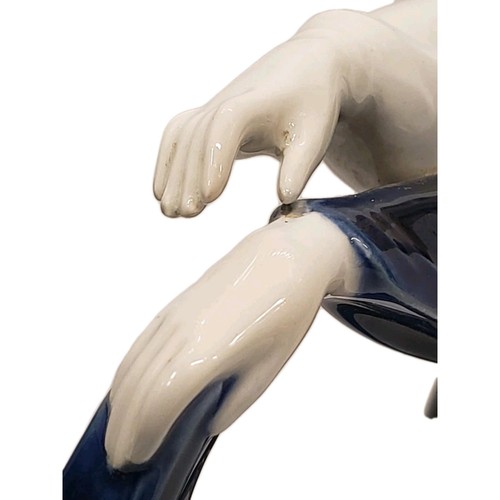 KATZHUTTE ART DECO PORCELAIN FIGURINE DANCING COUPLE C.1930'S GOLDSCHEIDER ERA - Picture 10 of 20