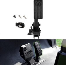 Drive-up Golf Cart Accelerator Pedal Assembly with Throttle Sensor Kit Black
