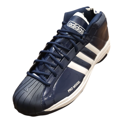 Adidas Men's Pro Model 2G Basketball Sneaker Shoes Navy White