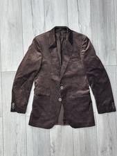 Angelo Litrico Men’s Brown Corduroy Blazer Jacket. Size Small