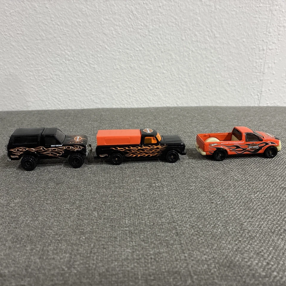 Hot Wheels Harley Davidson Trucks Set of 3 1:64 - Image 2 of 4