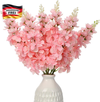 KüNstliche Blumen Set Rittersporn FrüHlingsdeko FüR Zuhause & Gewerbe