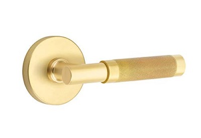 Emtek Select Passage, Disk Rosette, T-Bar Stem, Knurled Handle US4 RH