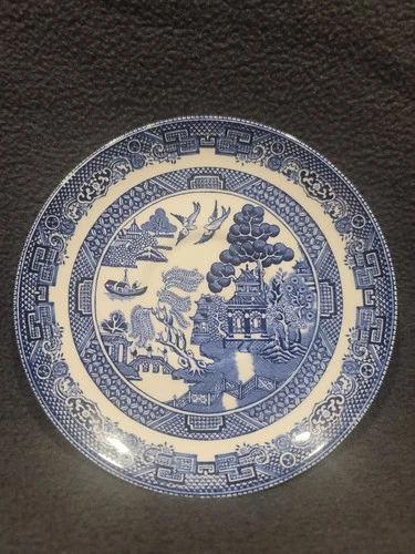 NWOT Johnson Brothers - Willow Blue Tea Cup And Saucer