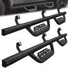 For 2007-2018 Jeep Wrangler JK 4 Door Nerf Bars Running Boards Side Step