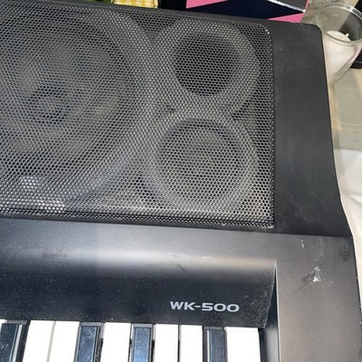 Casio WK-500 (for Parts)￼76-Key Portable Keyboard Workstation See