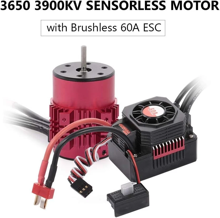 GoolRC Surpass Hobby 3650 Brushless Motor and ESC Combo, 3900KV Brushless... - Image 2 of 4