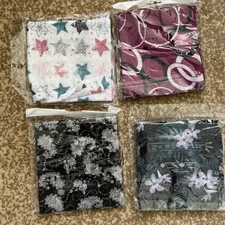 4Pcs Tube Scarf Bandana Head Face Mask Multi-use Neck Gaiter Outdoor Cap