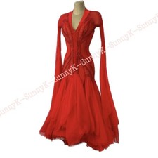 jz Handmade Dance Dress/Ballroom dance dress smooth Waltz Tango Foxtrot