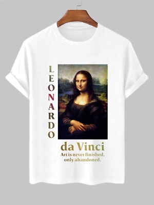 Leonardo da Vinci Art T-Shirt | Vintage Renaissance Genius Tee for Art Lovers