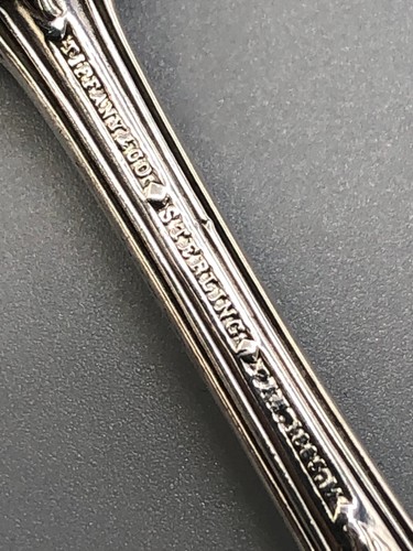 English King by Tiffany Sterling Silver PM Teaspoon or Small Teaspoon 4 5/8" - Picture 5 of 5
