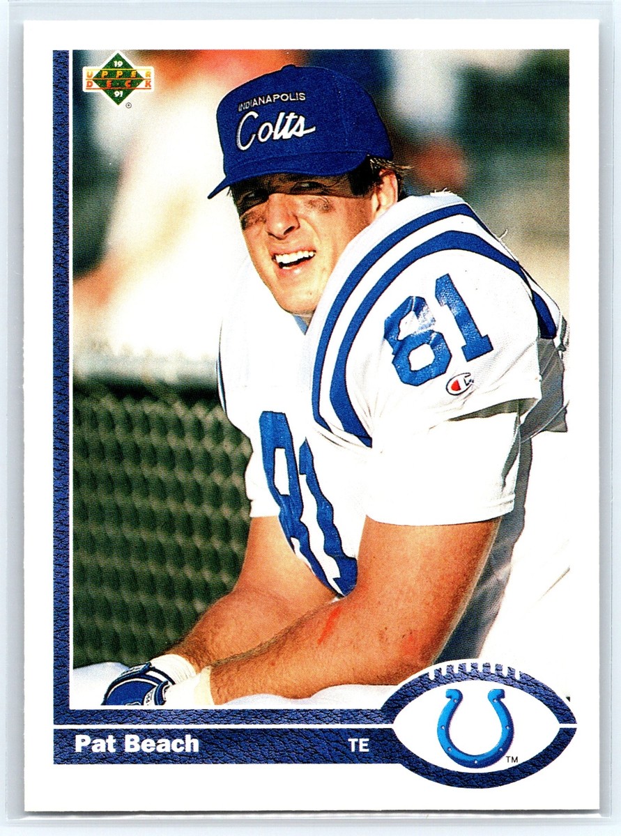 1991 Upper Deck #62 Pat Beach Football Indianapolis Colts | eBay