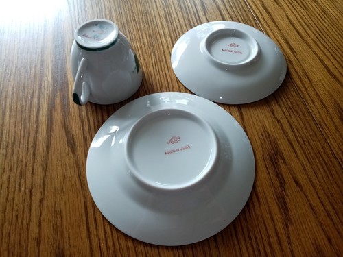 Lomonosov Porzellan Geschirr Set Kaffee Gedeck Kanne Schale Tasse Made in USSR - Bild 16 von 24
