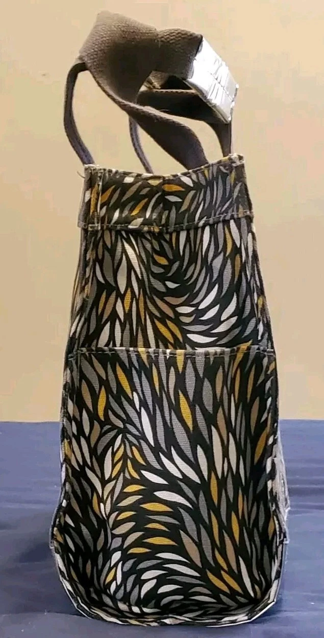 BORSA TOTE TORY BURCH TORY ARGENTO VERNICIATO A SPECCHIO FINITURA MULTICOLORE TELA SECUC