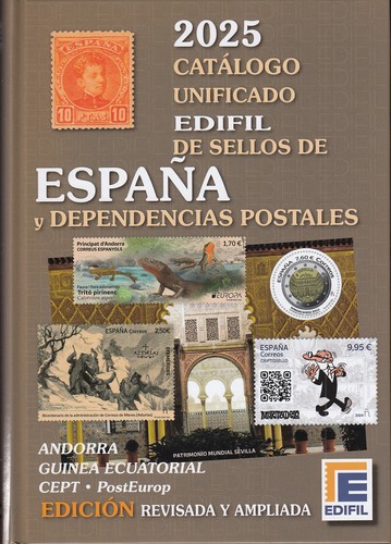 Katalog Unified edifil Spanien Und Nebengebäuden Postkarten Ed. 2025